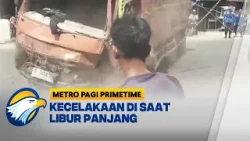Truk Terguling di Polewali Mandar, Hantam Warung Kopi dan Minibus - [Metro Pagi Primetime]