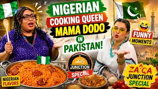 Nigerian Cooking Queen Mama Dodo in Pakistan! | Funny Moments | Zaiqa Junction Special | Kay2TV