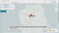 Отключение электроэнергии в Сан-Франциско затронуло тысячи людей. Отключение электроэнергии в Сан-Франциско затронуло тысячи людей.