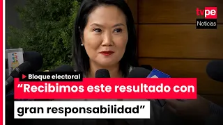 Keiko Fujimori: "We will await the JNE's proclamation with prudence and humility"