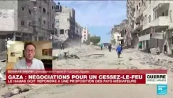 Négociation d'une trêve à Gaza : "Un bras de fer où chacun se renvoie la balle" • FRANCE 24