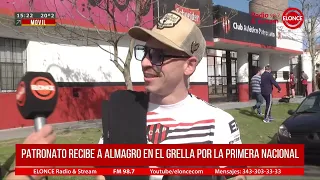 CADENA ENTRERRIANA DEL GOL - Patronato cayó 1-0 ante Almagro  por la fecha 27 de la Primera Nacional