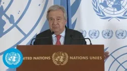 UN Chief on Peace & Human Rights - Media Stakeout | United Nations