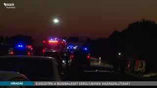 Elkezdték a buszbaleset sérültjeinek hazaszállítását - 2026.08.17.