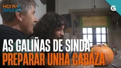 As GALIÑAS de SINDA asumen o reto de preparar unha CABAZA para o SAMAÍN | HORA GALEGA
