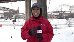 ABC24 checks on Downtown Memphis Sunday afternoon during winter storm