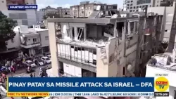PINAY PATAY SA MISSILE ATTACK SA ISRAEL — DFA