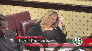 Juvenile Detention Board - August 10, 2026
