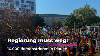 Government must go! 10,000 demonstrate in Plauen