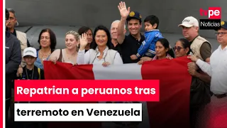 Diez ciudadanos peruanos son repatriados desde Venezuela tras resultar afectados por terremoto
