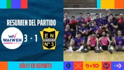 Waiwen 3-1 Normal N° 3 de Rosario - RESUMEN - Semifinal - Liga Nacional Masculina de Vóley