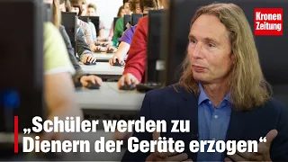 "Students are being raised to be servants to their devices" | krone.tv "FOCUS ON MEDIA"