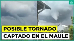 Atmospheric Instability Alert: Tornado Formed in Maule Region