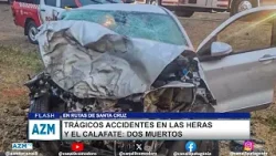 Trágicos accidentes en Las Heras y El Calafate: dos muertos