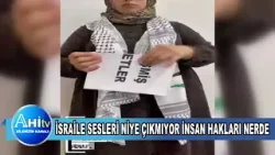 İSRAİLE SESLERİ NİYE ÇIKMIYOR İNSAN HAKLARI NERDE İSRAİLE SESLERİ NİYE ÇIKMIYOR İNSAN HAKLARI NERDE