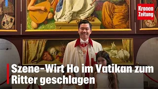 Restaurateur Ho knighted at the Vatican I krone.tv NEWS