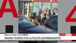 ? La Policía Antiinmigrantes de Estados Unidos mató a un hombre
