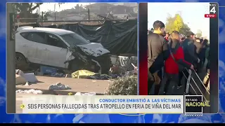 Multiple fatality crash at Viña del Mar street market leaves six dead