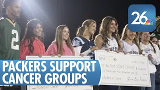 Packers Present $2,500 to High School Sting Cancer Groups