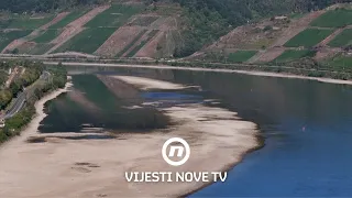 Rijeke presušuju diljem Europe: Sava, Drava i Dunav na rekordno niskim razinama | Vijesti Nove TV