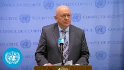 Russia on Ukraine, Navalny, Afghanistan & Gaza - Media Stakeout | Security Council | United Nations