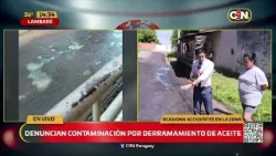 Denuncian contaminación por derrame de aceite