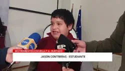 Escuela Padre Alberto Hurtado recibió instrumentos para su orquesta