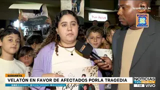Con velas, flores y oraciones, Sabaneta se unió por la familia Ruiz Sivira desaparecida en Venezuela