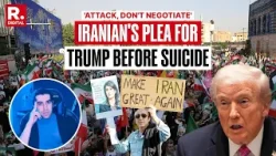 BREAKING: Iranian Man Pouria Hamidi Urges Trump To Attack Iran Before Killing Himself