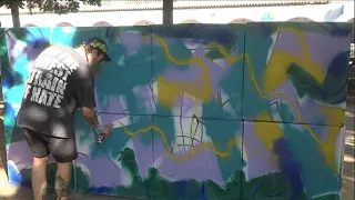 El barri de Sant Narcís es vesteix d'art urbà amb “Grafiti a la Freshca”