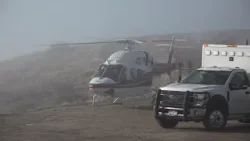 Dense fog grounds helicopter