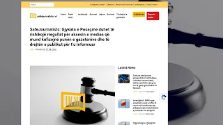 Safejournalists kërkon rishikimin e rregullores së GJKKO, kufizon punën e gazetarëve
