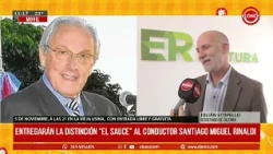 "El Sauce" award to be presented to host Santiago Miguel Rinaldi - 10/30/26