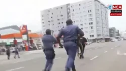Police fire teargas to disperse protesters in Durban