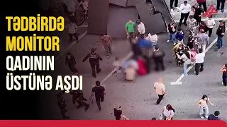 Üstünə monitor aşan qadın barədə AÇIQLAMA VERİLDİ  | APA TV