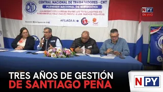 Realizan plenaria en la Central Nacional de Trabajadores