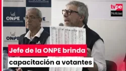 Ucayali: jefe de la ONPE brinda conferencia de prensa sobre cómo votar este 12 de abirl