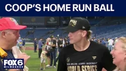 World Series: Fan gives Cooper Pratt Game 4 home run ball | FOX6 News Milwaukee