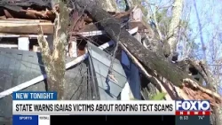 State warns Isaias victims about roofing text scams