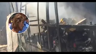 Incendio arrasa con vivienda en Managua tras quemar cobre