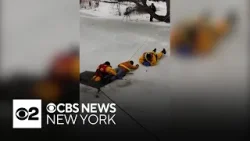 FDNY members train for ice, cold weather rescues