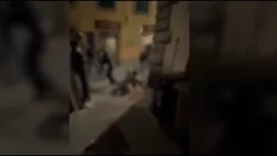 Brutally beaten at night in Castiglion Fiorentino (Arezzo), video of the attack