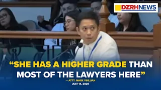 ‘Disrapaging statement’ ni Vinluan sa gitna ng cross-examination sa impeachment trial, sinita