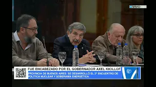 HEADING THE MEETING WAS GOVERNOR AXEL KICILLOF