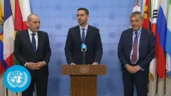 Gaza situation | Media Stakeout by Malta, Jordan & UNRWA