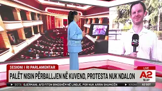 Sesioni i ri parlamentar, palët nisin përballjen në Kuvend, protesta nuk ndalon
