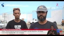 Gilson Alves kicks off campaign at São Martinho Prison, Praia, and promises to pardon 99% of inmates
