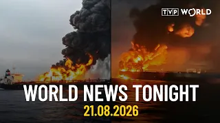 Ukrainian grain ships depart from Odesa amid Russian strikes | World News Tonight