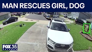 Navy veteran helps rescue girl, dog from DeLand house fire