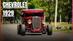 HOT ROD with the best 90s style and 250 ENGINE | 1929 Chevrolet | #GarageTv